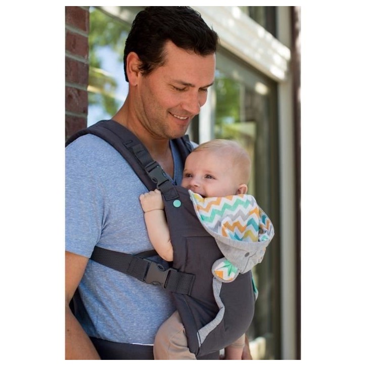 Porte-Bébé INFANTINO Cuddle Up Ourson - 2 modes : ventral face et dorsal Porte-Bébé INFANTINO Cuddle Up Ourson - 2 modes : ventral face et dorsal