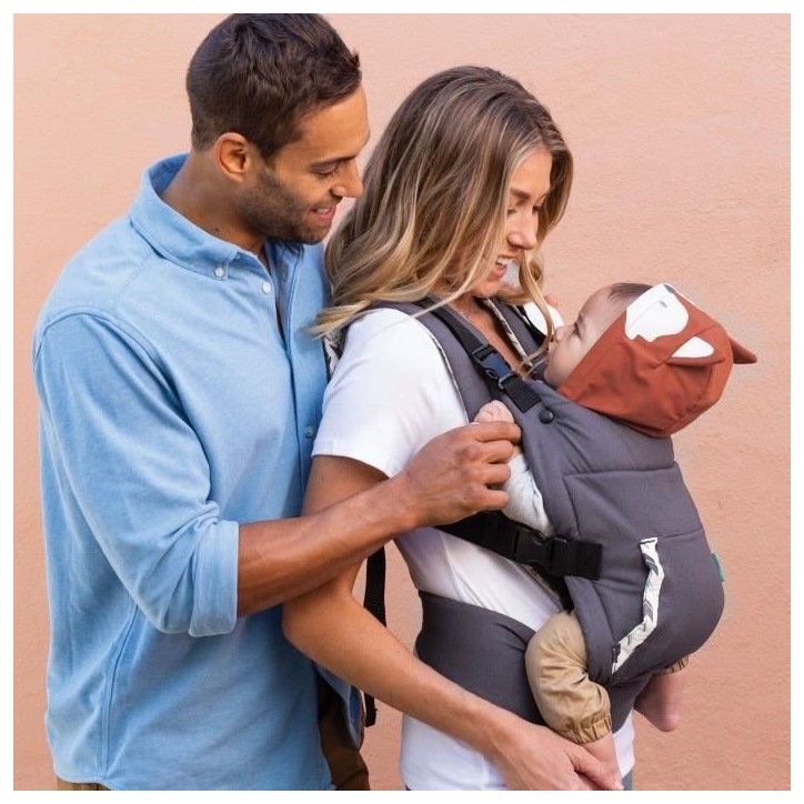 Porte-Bébé INFANTINO Cuddle Up Renard - 2 modes : ventral face et dorsal Porte-Bébé INFANTINO Cuddle Up Renard - 2 modes : ventral face et dorsal
