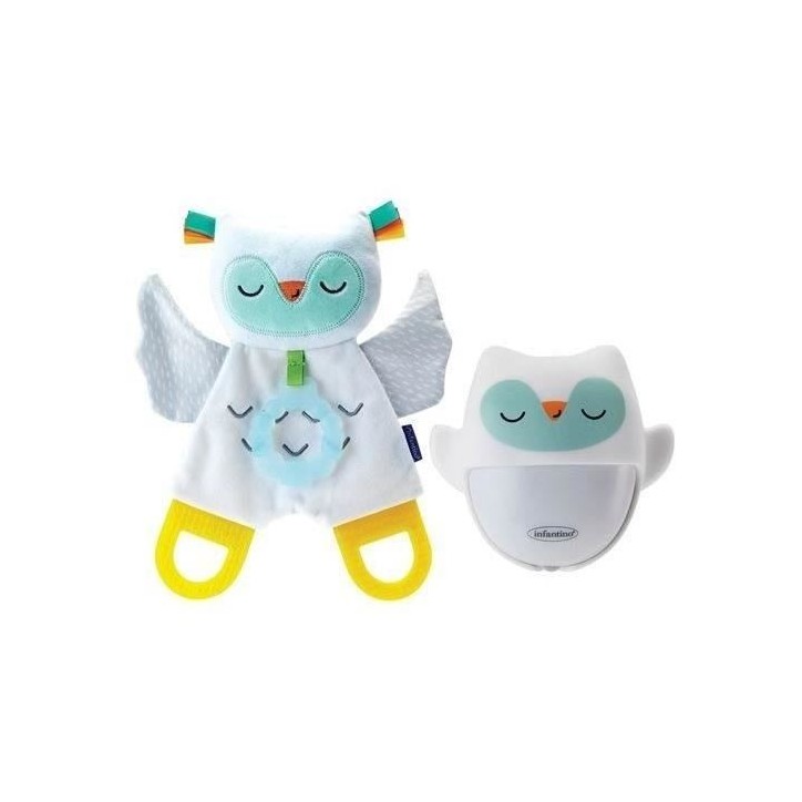 Coffret cadeau - INFANTINO - 302036 - Veilleuse et Chouette en peluche luminescente Coffret cadeau - INFANTINO - 302036 - Veilleuse et Chouette en peluche luminescente