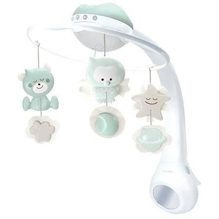 Mobile - INFANTINO - 302049 - Douce Nuit 3en1 - Vert menthe