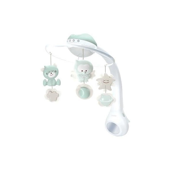 Mobile - INFANTINO - 302049 - Douce Nuit 3en1 - Vert menthe Mobile - INFANTINO - 302049 - Douce Nuit 3en1 - Vert menthe