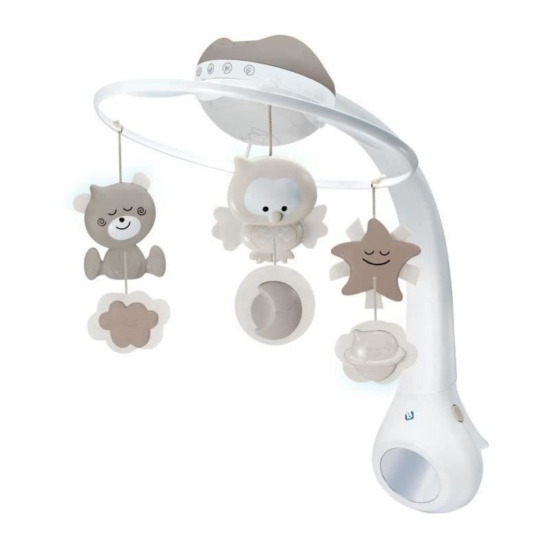 Mobile - INFANTINO - 4915 - Douce Nuit 3en1 - Blanc Mobile - INFANTINO - 4915 - Douce Nuit 3en1 - Blanc