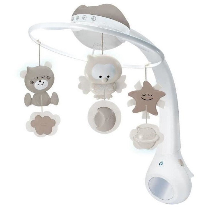 Mobile - INFANTINO - 4915 - Douce Nuit 3en1 - Blanc