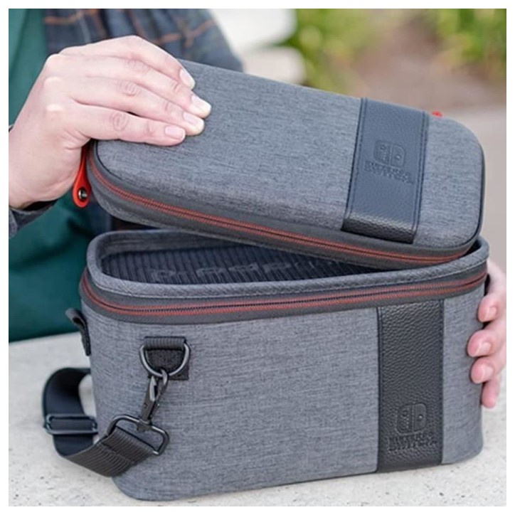 Sacoche de voyage - PDP - Elite Pull N Go - Nintendo Switch - Gris Sacoche de voyage - PDP - Elite Pull N Go - Nintendo Switch - Gris