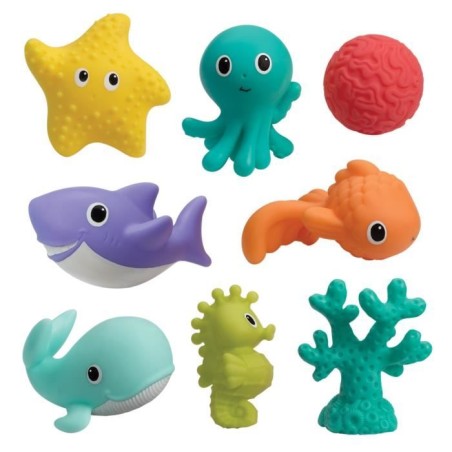 Set Arroseurs 8 pcs - INFANTINO - Découvrez la richesse de l'océan -