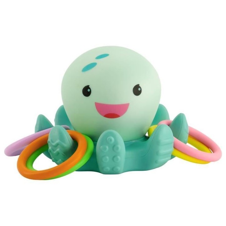 Jouet de bain - INFANTINO - Pieuvre Lumineuse de bain avec anneaux Jouet de bain - INFANTINO - Pieuvre Lumineuse de bain avec anneaux