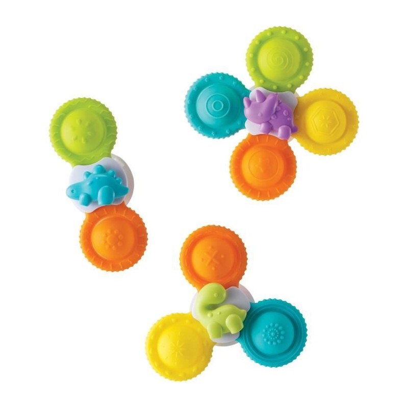 Coffret de 3 spinners - INFANTINO - 305289 - Silicone Coffret de 3 spinners - INFANTINO - 305289 - Silicone