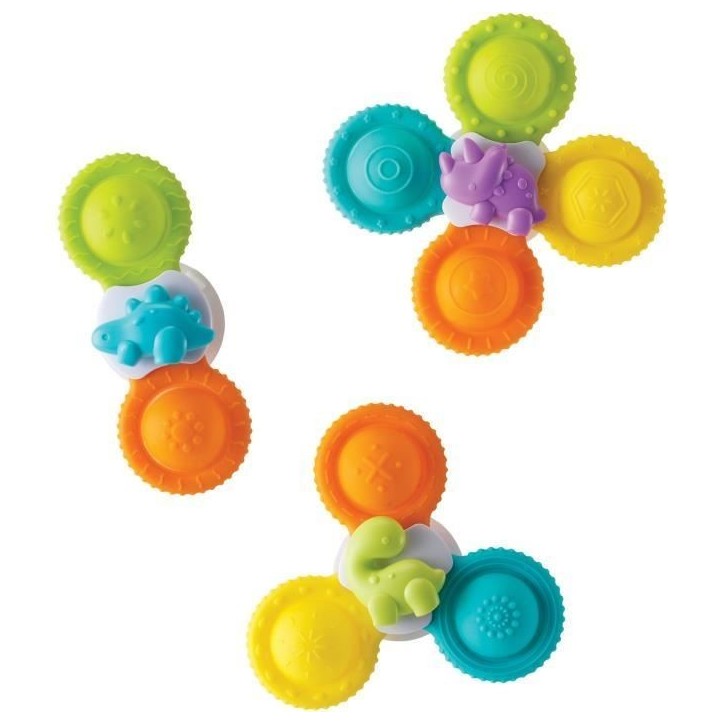 Coffret de 3 spinners - INFANTINO - 305289 - Silicone Coffret de 3 spinners - INFANTINO - 305289 - Silicone