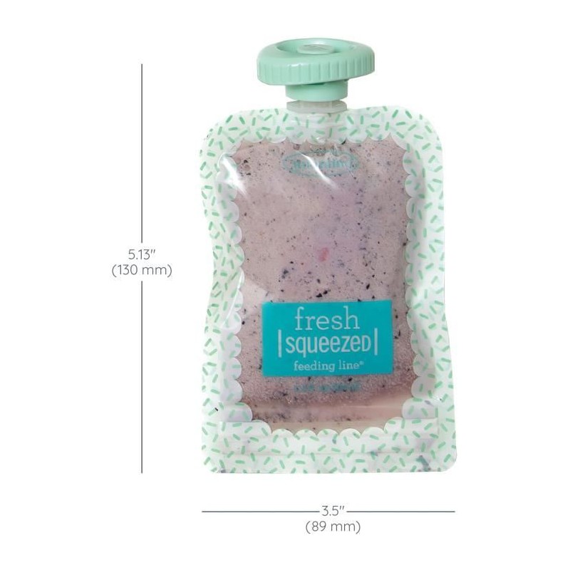 Gourdes réutilisables - INFANTINO - Pack 25 - 100 g - Compatibles Squ