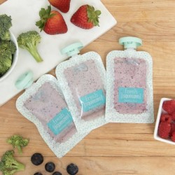 Gourdes réutilisables - INFANTINO - Pack 25 - 100 g - Compatibles Squ