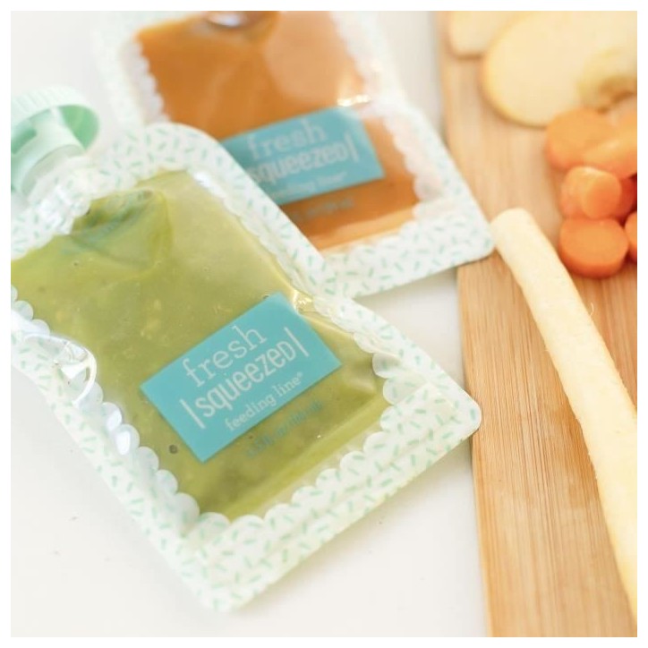 Gourdes réutilisables - INFANTINO - Pack 25 - 100 g - Compatibles Squeeze Station - Sans BPA, PVC ni phtalates Gourdes réutilisables - INFANTINO - Pack 25 - 100 g - Compatibles Squeeze Station - Sans BPA, PVC ni phtalates