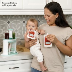 Gourdes réutilisables - INFANTINO - Pack 25 - 100 g - Compatibles Squ