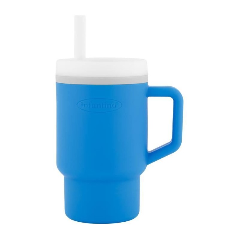 Ma premiere tasse - INFANTINO - Silicone - Bleu océan