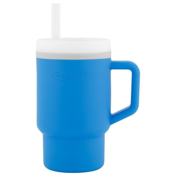 Ma premiere tasse - INFANTINO - Silicone - Bleu océan