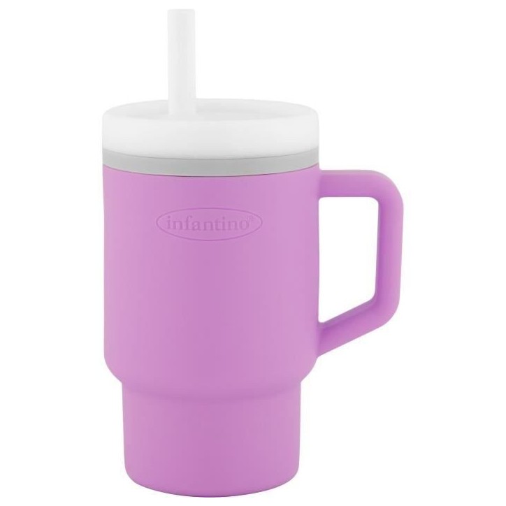 Ma premiere tasse - INFANTINO - Silicone - Mauve lila Ma premiere tasse - INFANTINO - Silicone - Mauve lila