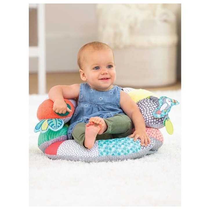 Coussin d'activités 2-in-1 INFANTINO Tummy Time Coussin d'activités 2-in-1 INFANTINO Tummy Time