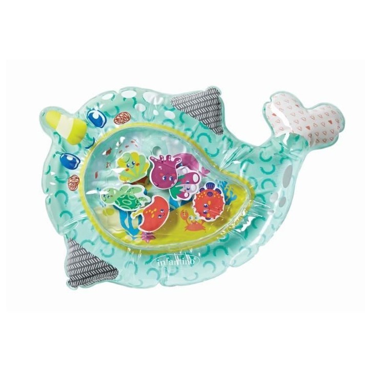 INFANTINO Tapis a eau Découverte sensorielle licorne des mers - 71 x 48 cm INFANTINO Tapis a eau Découverte sensorielle licorne des mers - 71 x 48 cm