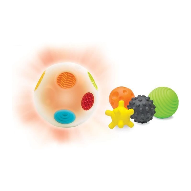 Balle d'éveil - INFANTINO - Senso' Balle Sonore - Multicolore Balle d'éveil - INFANTINO - Senso' Balle Sonore - Multicolore