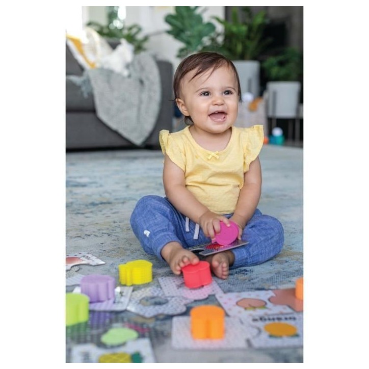 Puzzle a formes - INFANTINO - 315195 - Sensoriel - 24 pieces Puzzle a formes - INFANTINO - 315195 - Sensoriel - 24 pieces