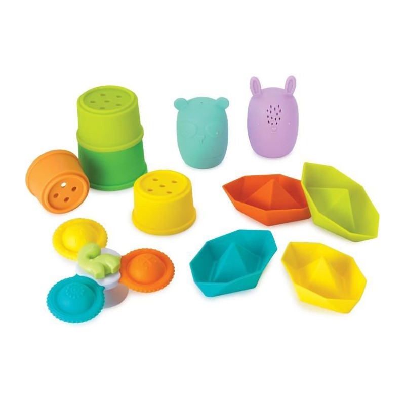 Coffret de bain - INFANTINO - 315341 - 11 pieces - Silicone Coffret de bain - INFANTINO - 315341 - 11 pieces - Silicone