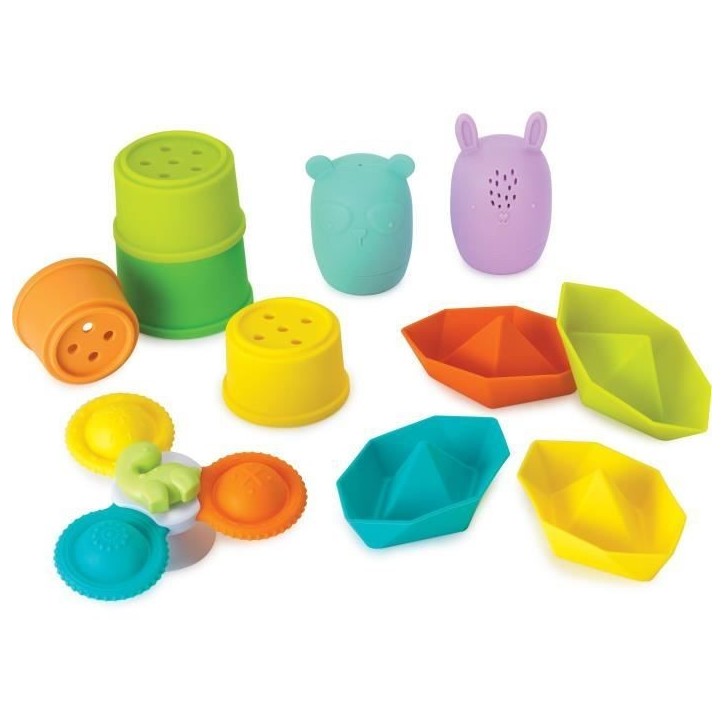 Coffret de bain - INFANTINO - 315341 - 11 pieces - Silicone Coffret de bain - INFANTINO - 315341 - 11 pieces - Silicone