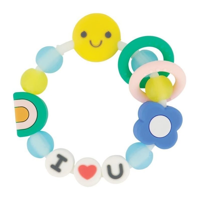 Bracelet de dentition de l'amitié - INFANTINO - 316773 - Silicone - I Bracelet de dentition de l'amitié - INFANTINO - 316773 - Silicone - I