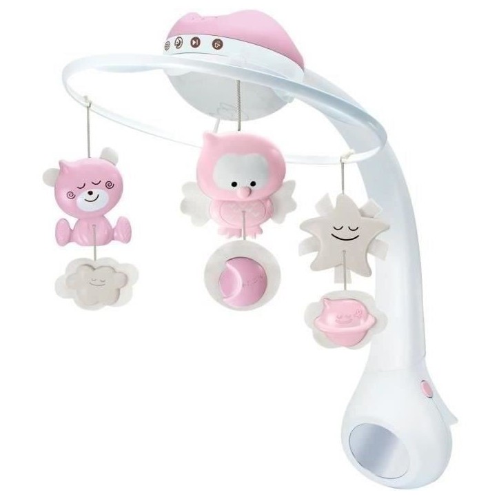 Mobile - INFANTINO - 4914 - Douce Nuit 3en1 - Rose Mobile - INFANTINO - 4914 - Douce Nuit 3en1 - Rose