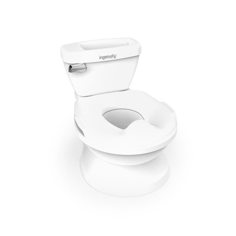 INGENUITY Mini Toilette enfant avec Réducteur de Toilette inclus, Cha
