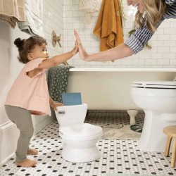 INGENUITY Mini Toilette enfant avec Réducteur de Toilette inclus, Cha
