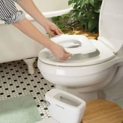 INGENUITY Mini Toilette enfant avec Réducteur de Toilette inclus, Cha