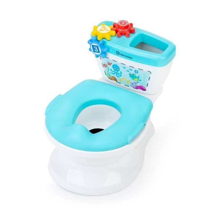 BABY EINSTEIN Mini Toilette enfant avec Réducteur de Toilette inclus, Chasse d'eau musicale, ludique, Cadeau Noel bébé BABY EINSTEIN Mini Toilette enfant avec Réducteur de Toilette inclus, Chasse d'eau musicale, ludique, Cadeau Noel bébé