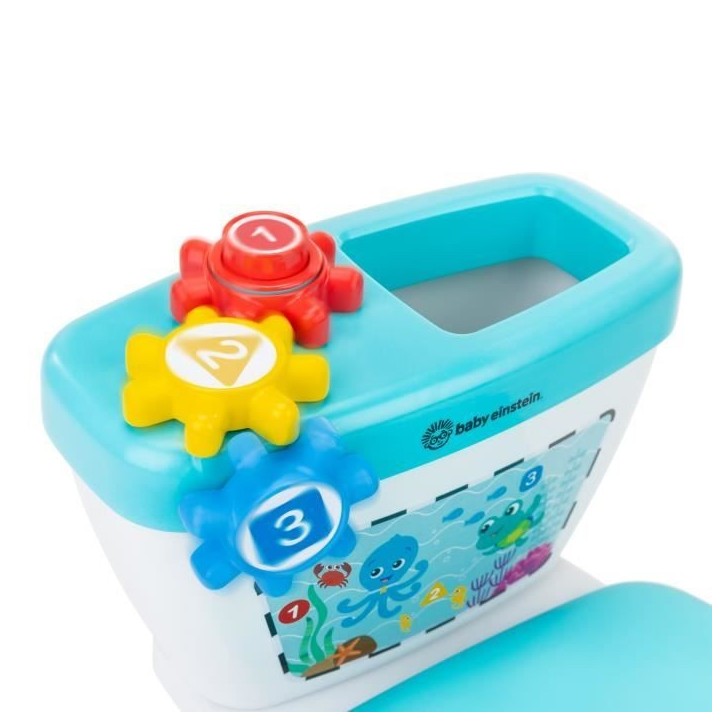 BABY EINSTEIN Mini Toilette enfant avec Réducteur de Toilette inclus, Chasse d'eau musicale, ludique, Cadeau Noel bébé BABY EINSTEIN Mini Toilette enfant avec Réducteur de Toilette inclus, Chasse d'eau musicale, ludique, Cadeau Noel bébé