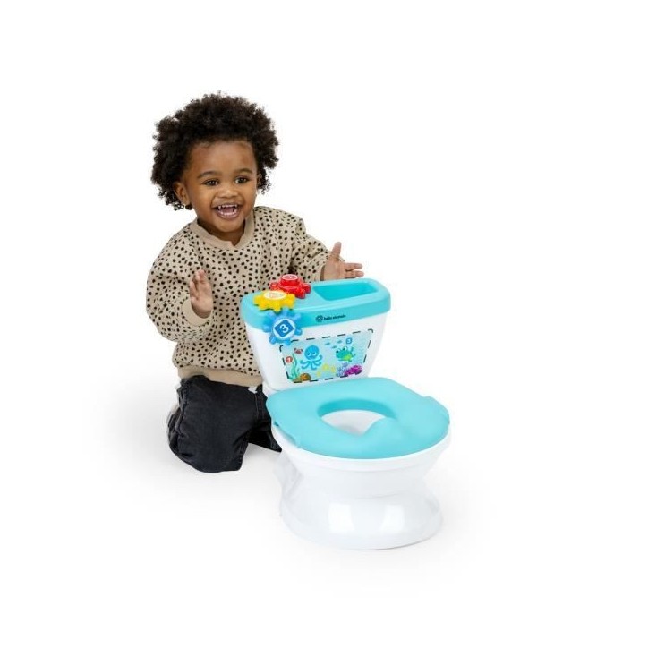 BABY EINSTEIN Mini Toilette enfant avec Réducteur de Toilette inclus, Chasse d'eau musicale, ludique, Cadeau Noel bébé BABY EINSTEIN Mini Toilette enfant avec Réducteur de Toilette inclus, Chasse d'eau musicale, ludique, Cadeau Noel bébé