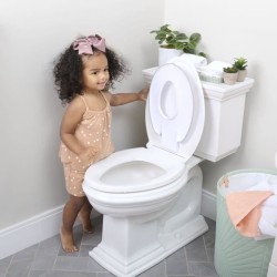 INGENUITY Réducteur de lunette de toilette enfant, Flip & Sit,univers
