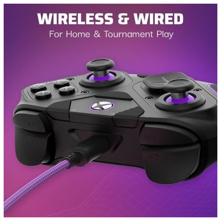 Manette sans fil PDP Victrix Pro BFG - PC, Xbox One et Series X|S - Noir