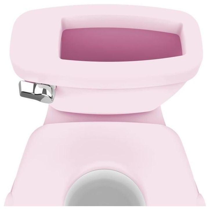 INGENUITY Mini Toilette fille avec Réducteur de Toilette enfant inclus, Chasse d'eau musicale