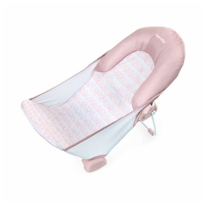 INGENUITY Transat de bain pour bébé fille pliable rose INGENUITY Transat de bain pour bébé fille pliable rose