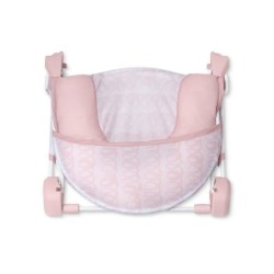 INGENUITY Transat de bain pour bébé fille pliable rose