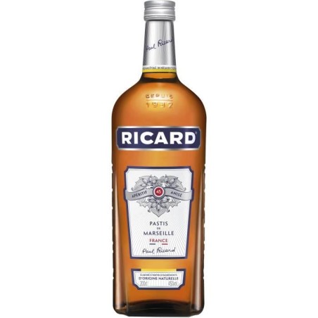 Ricard - Pastis de Marseille - Apéritif anisé - 45,0% Vol. - 200cl