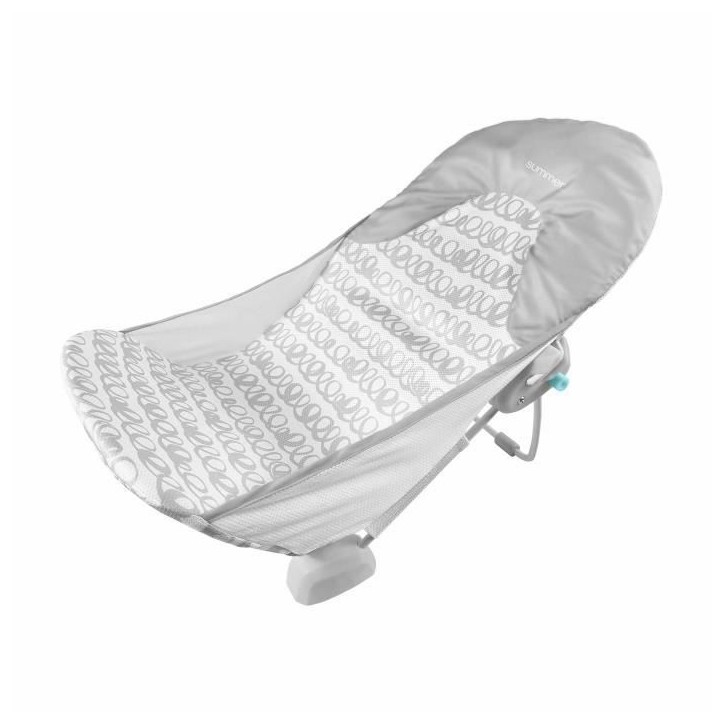 INGENUITY Transat de bain pour bébé pliable gris
