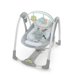 INGENUITY balancelle électrique pliable Swing and Go Hugs & Hoots- Ca