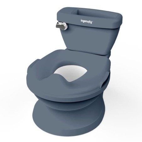 INGENUITY Mini Toilette enfant avec Réducteur de Toilette inclus, Cha