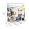 INGENUITY Mini Toilette enfant avec Réducteur de Toilette inclus, Cha