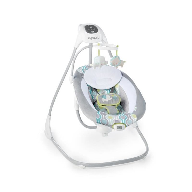 INGENUITY Balancelle transat bébé électrique pivotante 180° – Ev INGENUITY Balancelle transat bébé électrique pivotante 180° – Ev