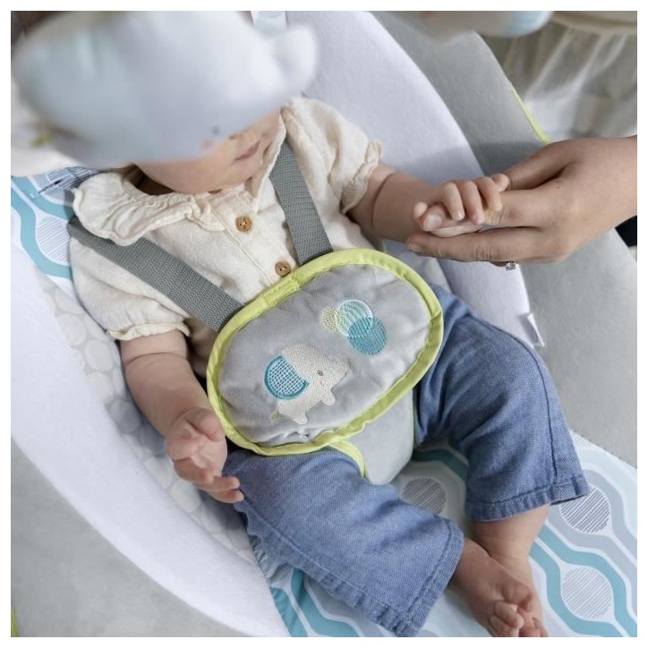 INGENUITY Balancelle transat bébé électrique pivotante 180° – Everston, 6 vitesses, Cadeau Noel bébé INGENUITY Balancelle transat bébé électrique pivotante 180° – Everston, 6 vitesses, Cadeau Noel bébé