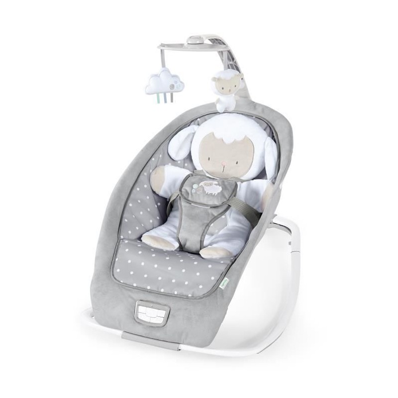 INGENUITY Transat pour bébé bascule évolutif pliable - Petit Mouton INGENUITY Transat pour bébé bascule évolutif pliable - Petit Mouton