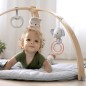 INGENUITY Tapis d'éveil réversible bébé évolutif - Loamy™ - pliable, arche de jeu en bois amovible, 5 jouets,Cadeau Noel