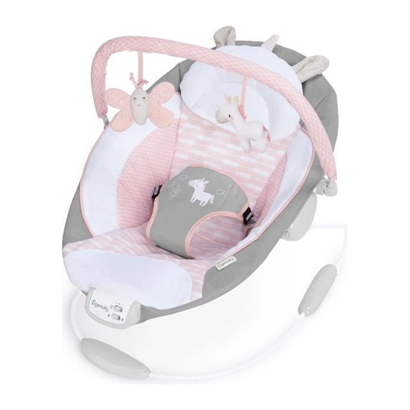 INGENUITY Transat pour bébé - Flora - Arche avec jouets d'éveil amo INGENUITY Transat pour bébé - Flora - Arche avec jouets d'éveil amo