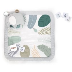 INGENUITY Tapis d'éveil bébé tout confort Petit Eléphant, 12 carte