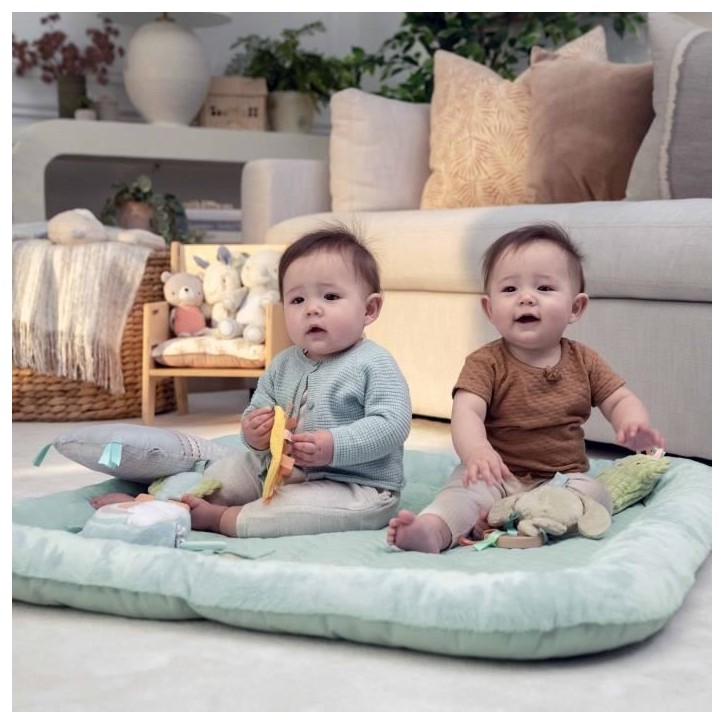 INGENUITY Tapis d'éveil au sol bébé Calm Spring Extra moelleux 6 jouets mutil sensoriels détachable INGENUITY Tapis d'éveil au sol bébé Calm Spring Extra moelleux 6 jouets mutil sensoriels détachable